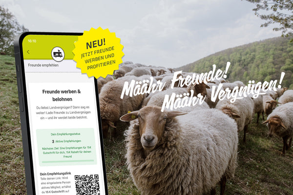 Jetzt neu in der App: Weitersagen zahlt sich aus – für dich und deine Freunde!