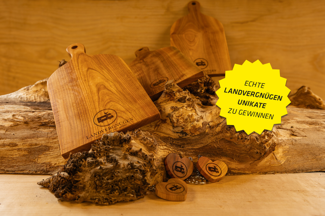 Schlüsselanhänger und Brotzeitbrettl vom Fürst'ner Hof zu gewinnen