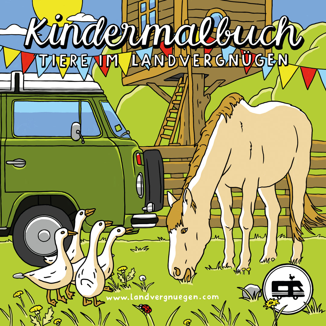 Gewinnen Sie das Landvergnügen-Malbuch mit Stiften!