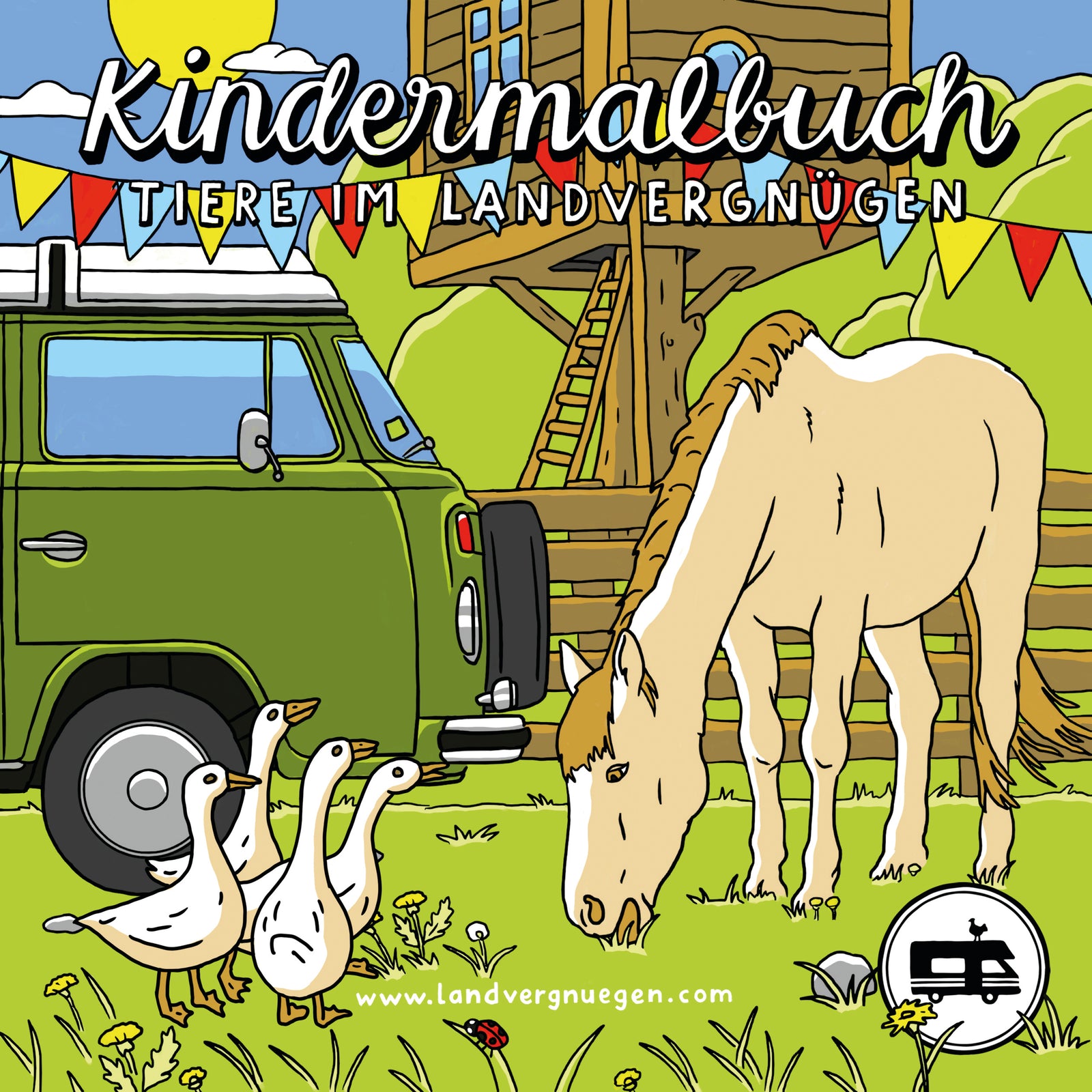 Gewinnen Sie das Landvergnügen-Malbuch mit Stiften!