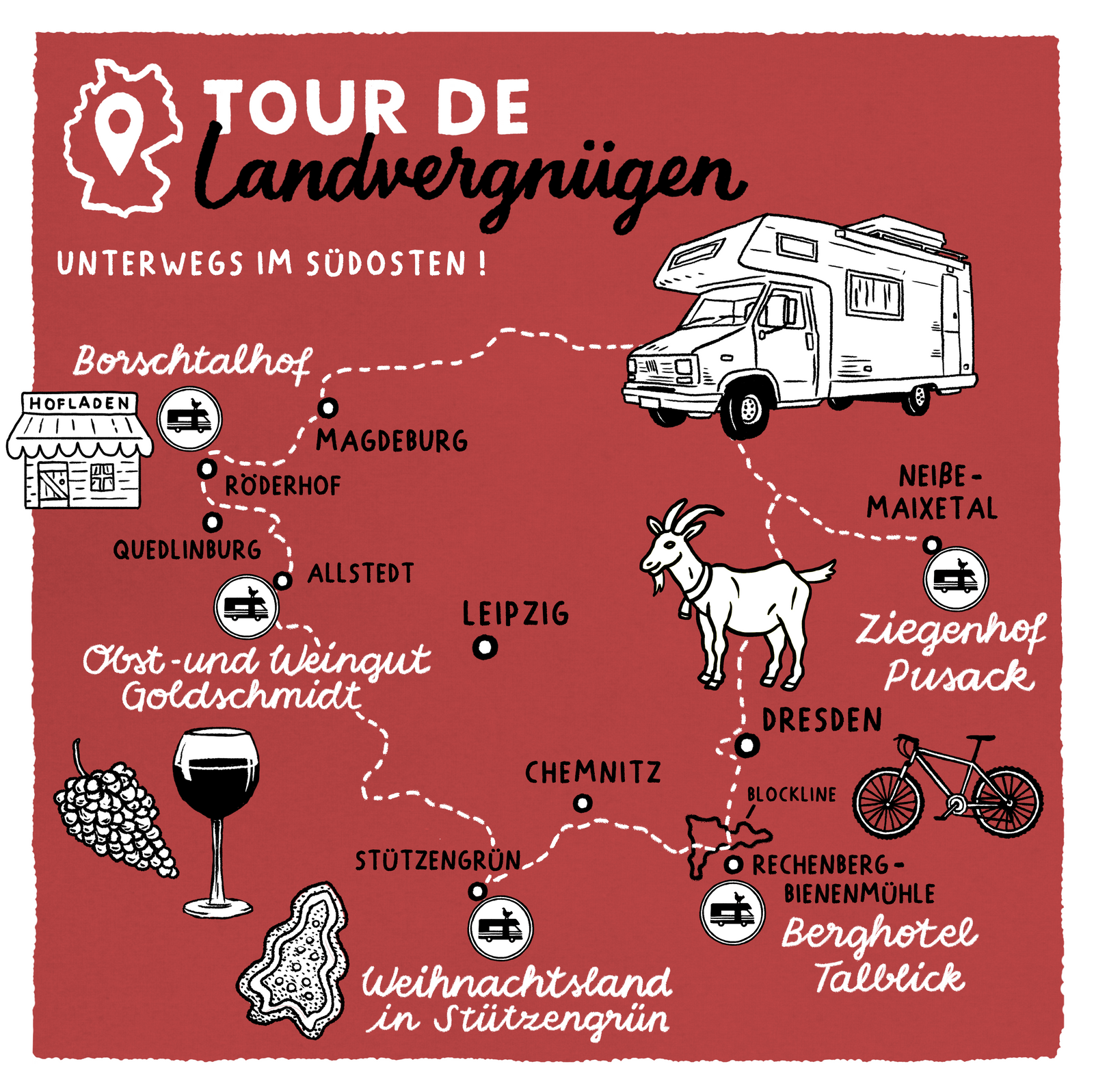 Tour de Landvergnügen: Den Südosten Deutschlands entdecken