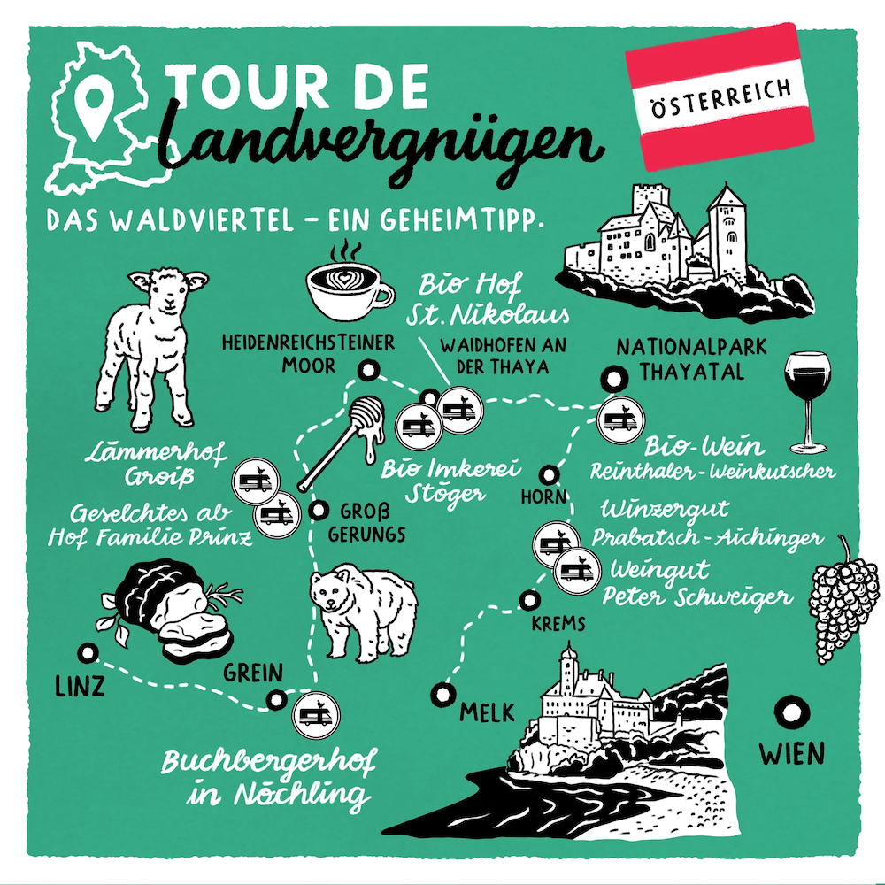 Tour de Landvergnügen durchs Waldviertel – ein Geheimtipp für Wohnmobilreisende