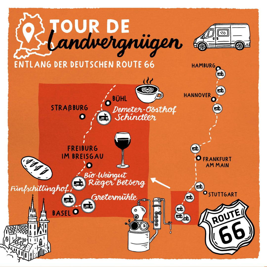 Tour de Landvergnügen entlang der deutschen Route 66