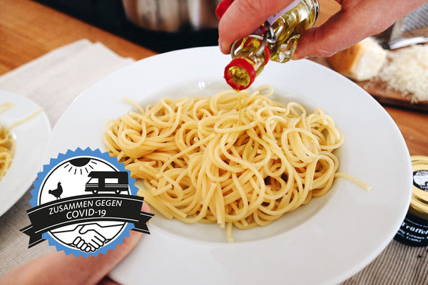 Mittagspause deluxe: Schnelle Spaghetti mit Trüffelöl