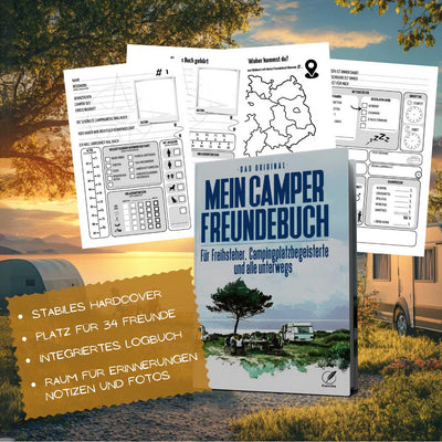 Wir verlosen dreimal "Mein Camper Freundebuch"