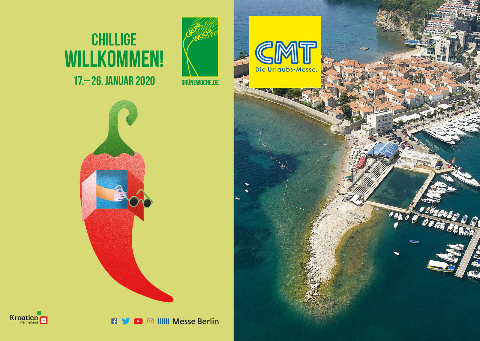 Tickets für die Grüne Woche und die CMT zu gewinnen!