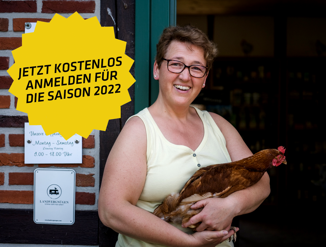 Werden Sie Landvergnügen-Gastgeber 2022!