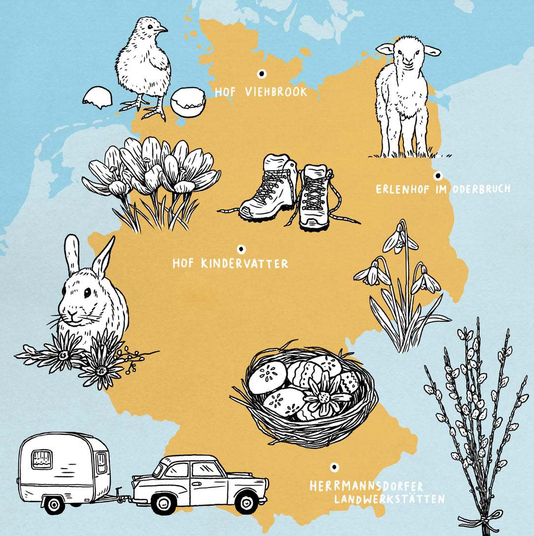 Die Ostertermine unserer Landvergnügen-Gastgeber