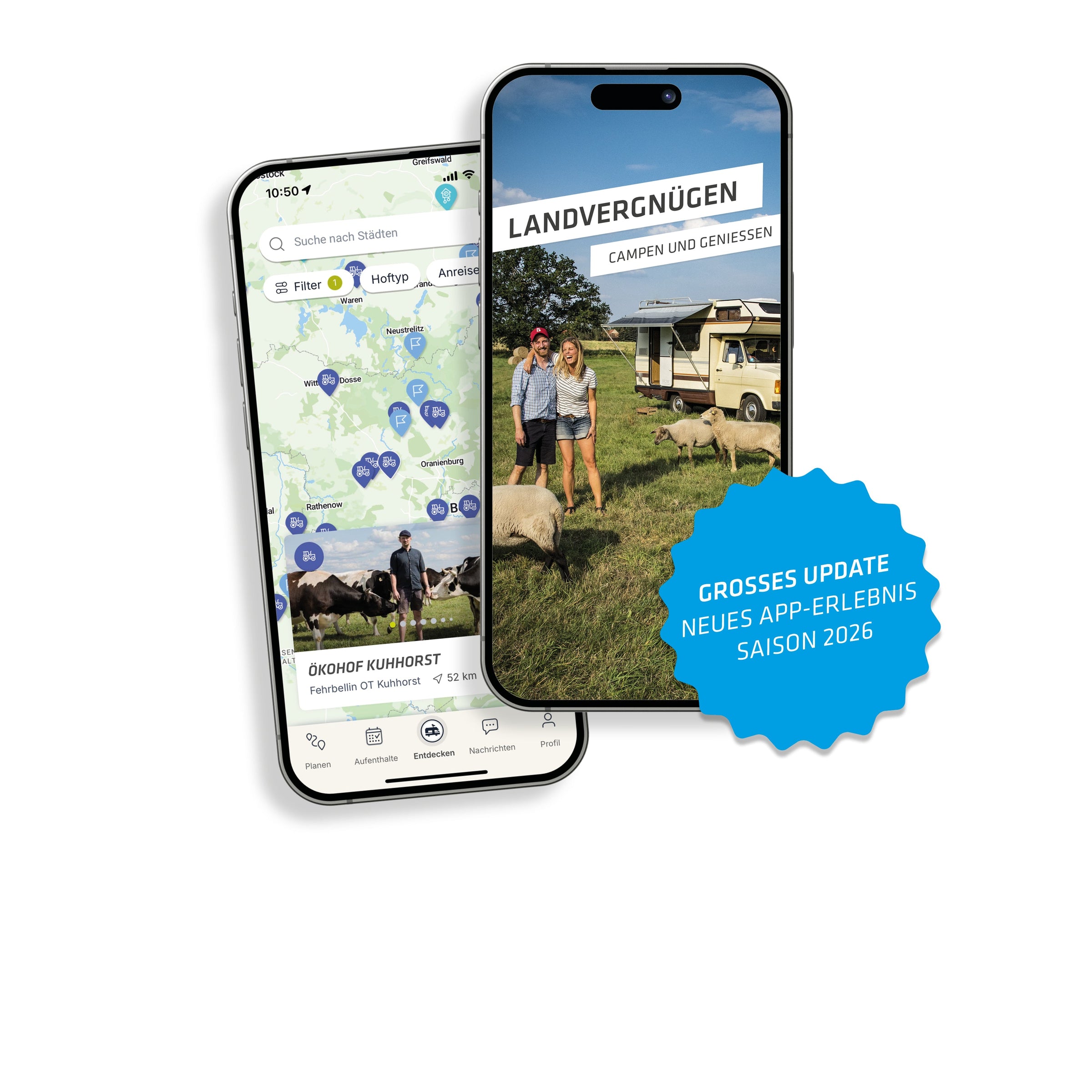 Reisen im Landvergnügen