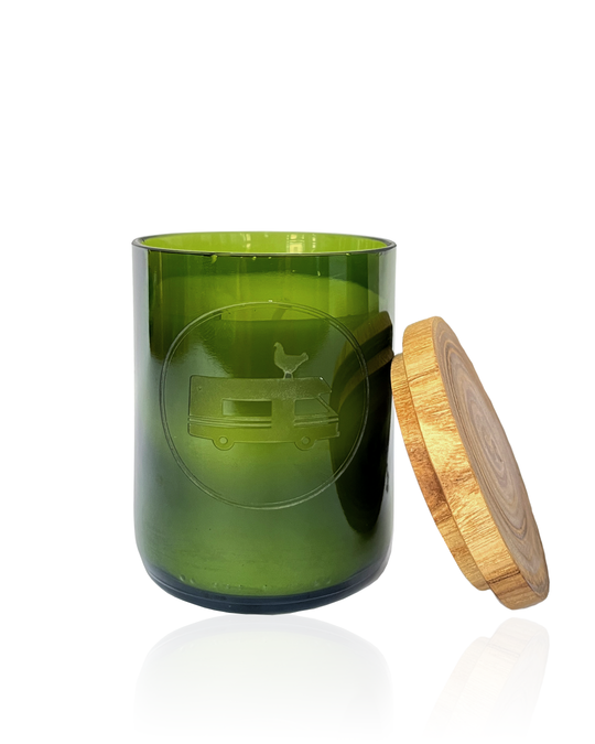 Duftkerze im Glas