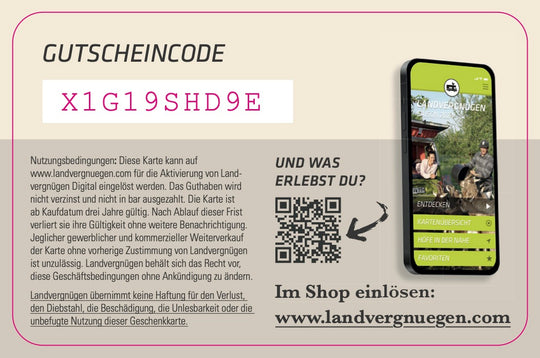 Landvergnügen Geschenkkarte