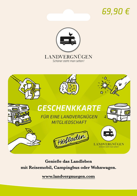 Landvergnügen Geschenkkarte