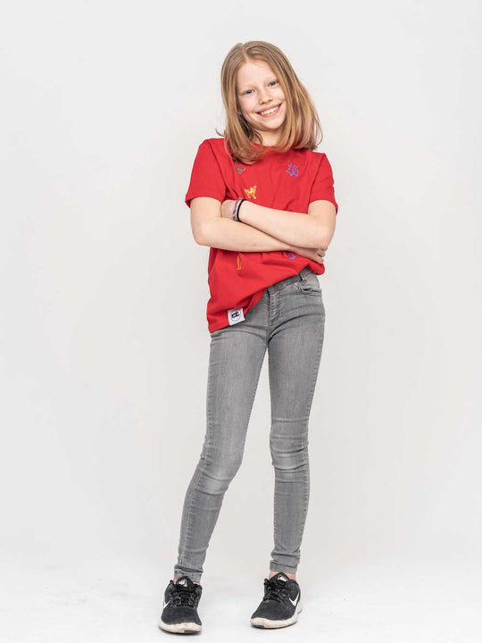Landvergnügen Landvergnügen Kinder T-Shirt Rot