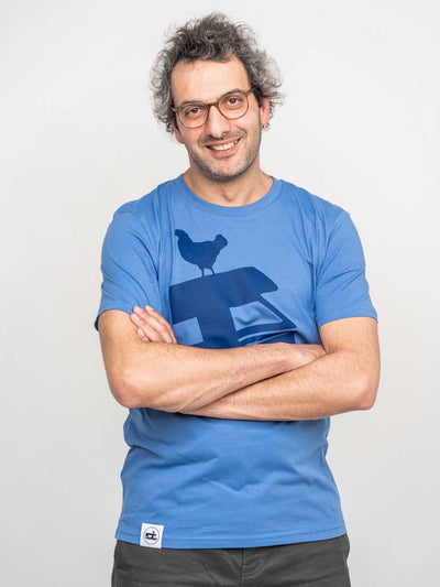 Landvergnügen Landvergnügen Logo T-Shirt – Himmelblau