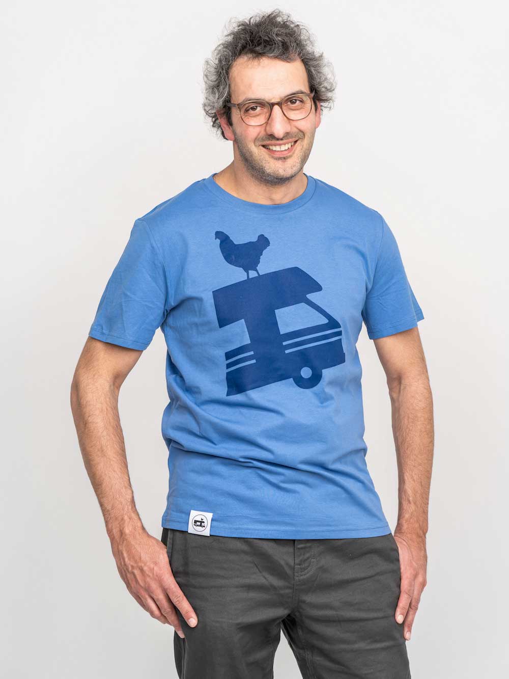 Landvergnügen Landvergnügen Logo T-Shirt – Himmelblau
