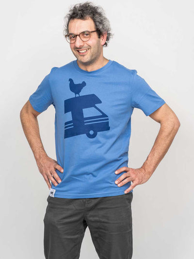 Landvergnügen Landvergnügen Logo T-Shirt – Himmelblau