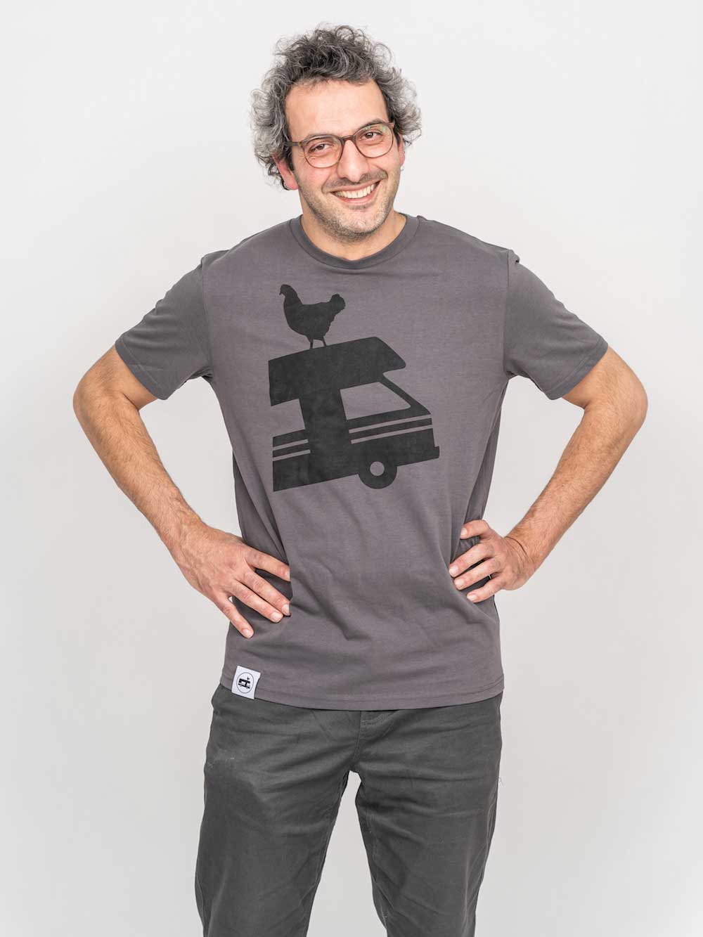 Landvergnügen Landvergnügen Logo T-Shirt – Anthrazit