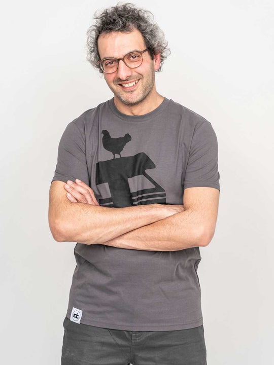 Landvergnügen Landvergnügen Logo T-Shirt – Anthrazit