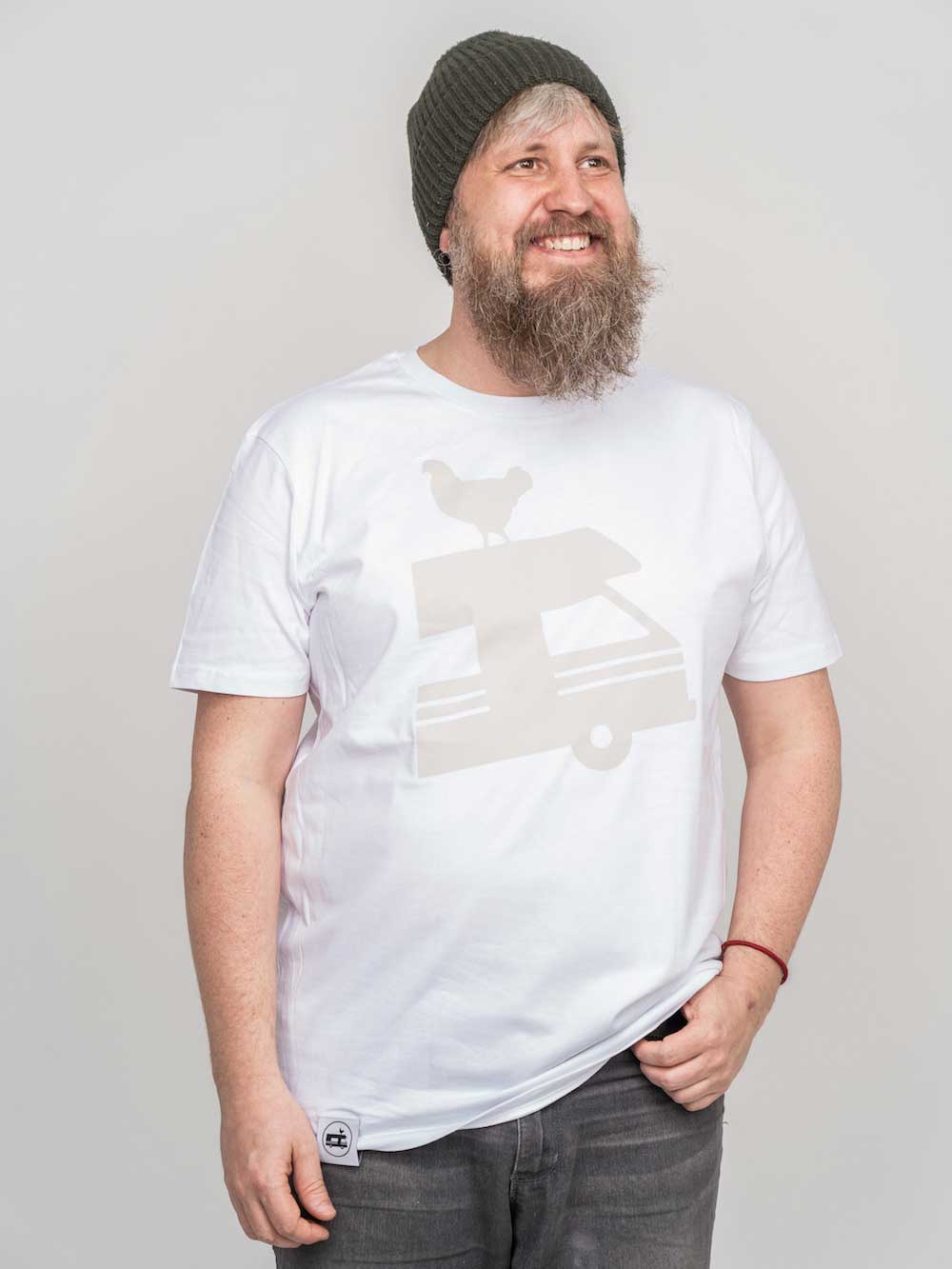Landvergnügen Landvergnügen Logo T-Shirt – Weiß