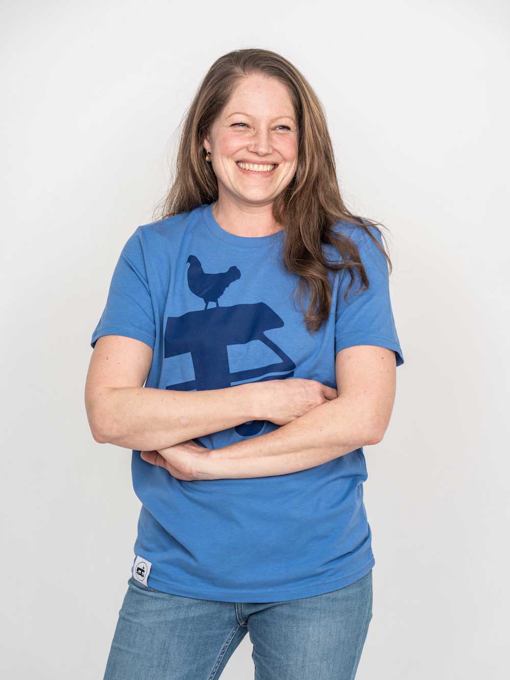 Landvergnügen Landvergnügen Logo T-Shirt – Himmelblau