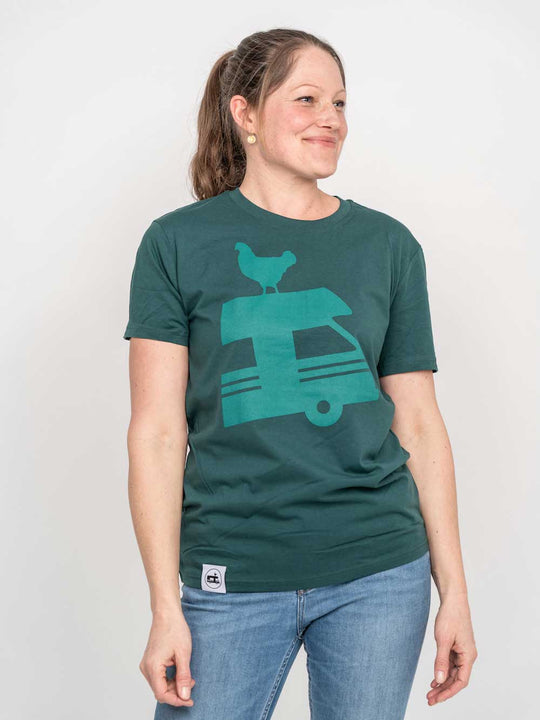 Landvergnügen Landvergnügen Logo T-Shirt – Waldgrün