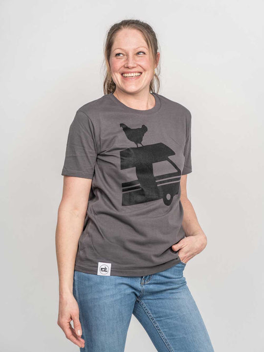 Landvergnügen Landvergnügen Logo T-Shirt – Anthrazit