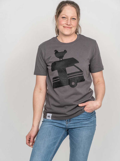 Landvergnügen Landvergnügen Logo T-Shirt – Anthrazit