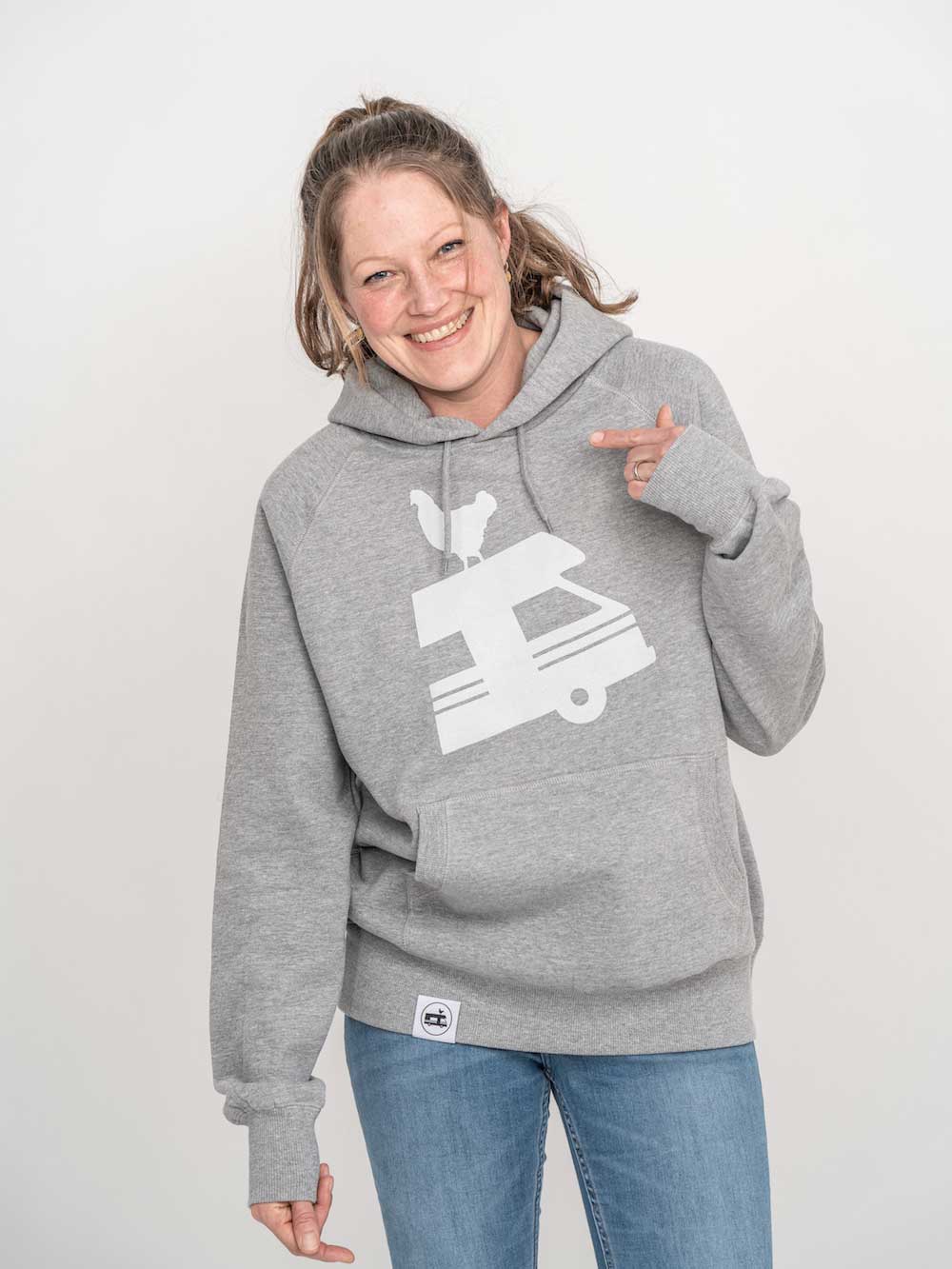 Landvergnügen Landvergnügen Hoodie – hellgrau