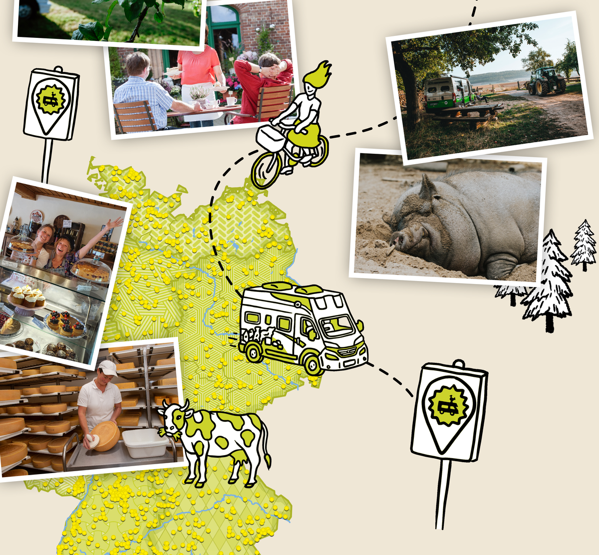 Landvergnügen Der andere Stellplatzführer Landvergnügen Reise und