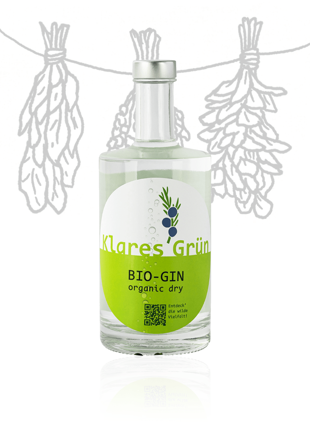 Bolds Schnappsideen Bio-Gin Klares Grün
